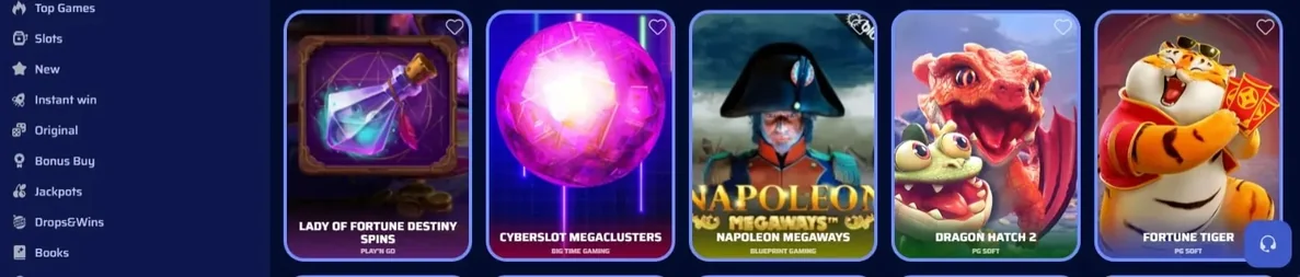 Explora tragamonedas populares disponibles